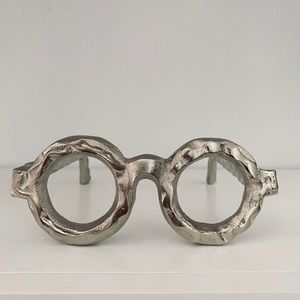 Silver Metal Decorative Glasses